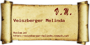 Veiszberger Melinda névjegykártya